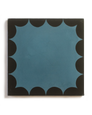 Coquette - Frame - Black - Blue - Cement Square Tile