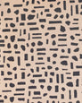The Pearl - Gunmetal on Blush - Commercial Wallpaper