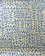 Big Moon - Gold on Navy - Archival Pattern