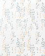 The Sou' Wester - Aquatic and Gloaming (Neon Orange) on Cream - Residential Wallpaper