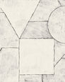 Tectonic - White Tea on Charcoal - Wallpaper Mural