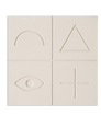 Argot - Eye - White - Cement Square Tile