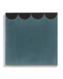 Coquette - Fringe - Black - Blue - Cement Square Tile