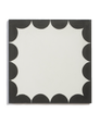 Coquette - Frame - Black - White - Cement Square Tile