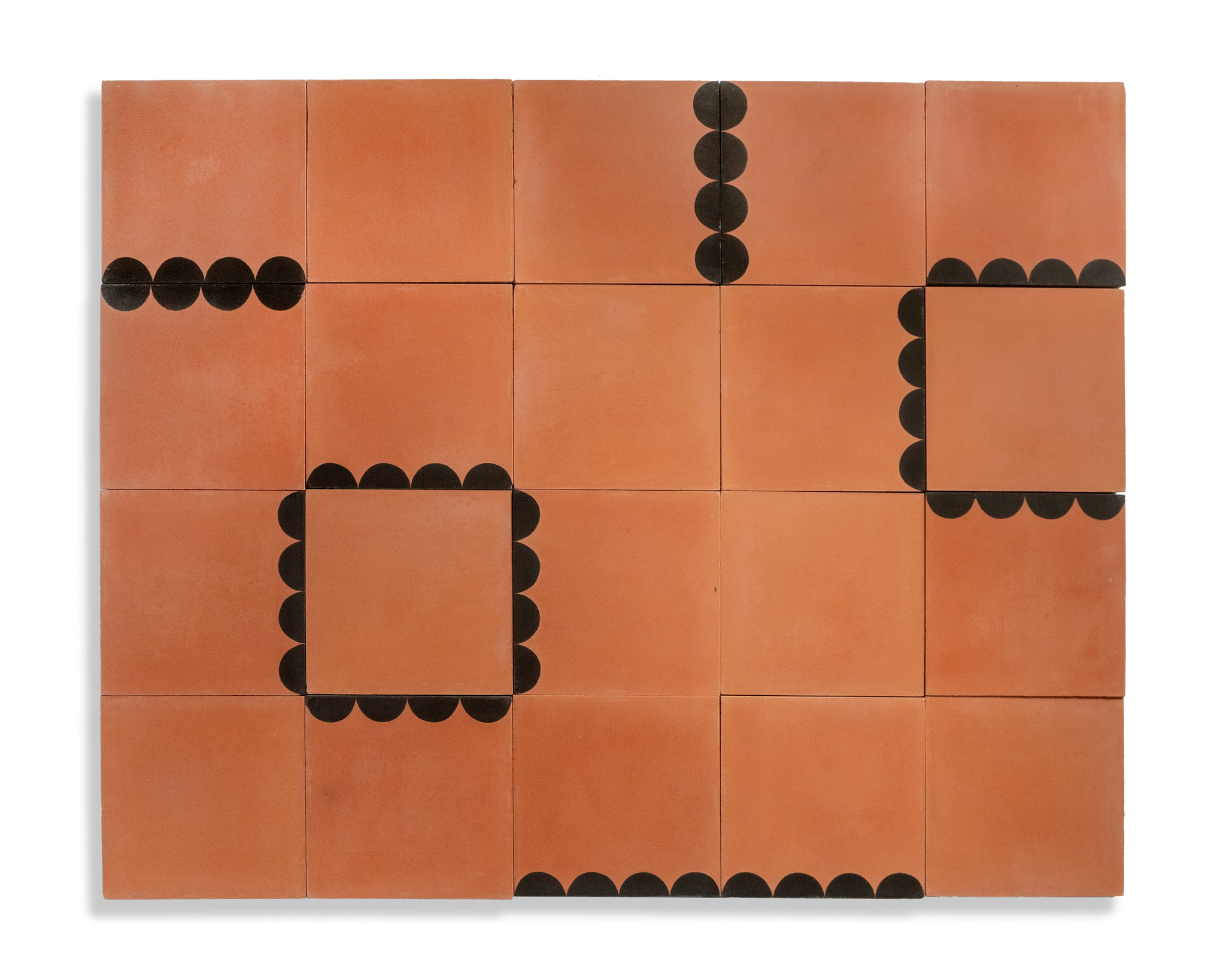 Coquette - Field - Terra Cotta - Cement Square Tile