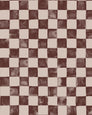 Stag Party - Mulberry on Blush- Commercial Wallpaper