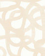 Le Freak - White Tea on White - Residential Removable Wallpaper