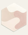 Trapeze - White - Blanc - Cement Hex Tile