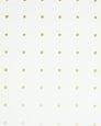 Dimes - Gold on White - Commercial Wallpaper