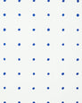 Dimes - Yves Blue on White - Commercial Wallpaper