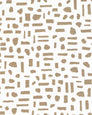 The Pearl - Gold on Cream - Residential Wallpaper